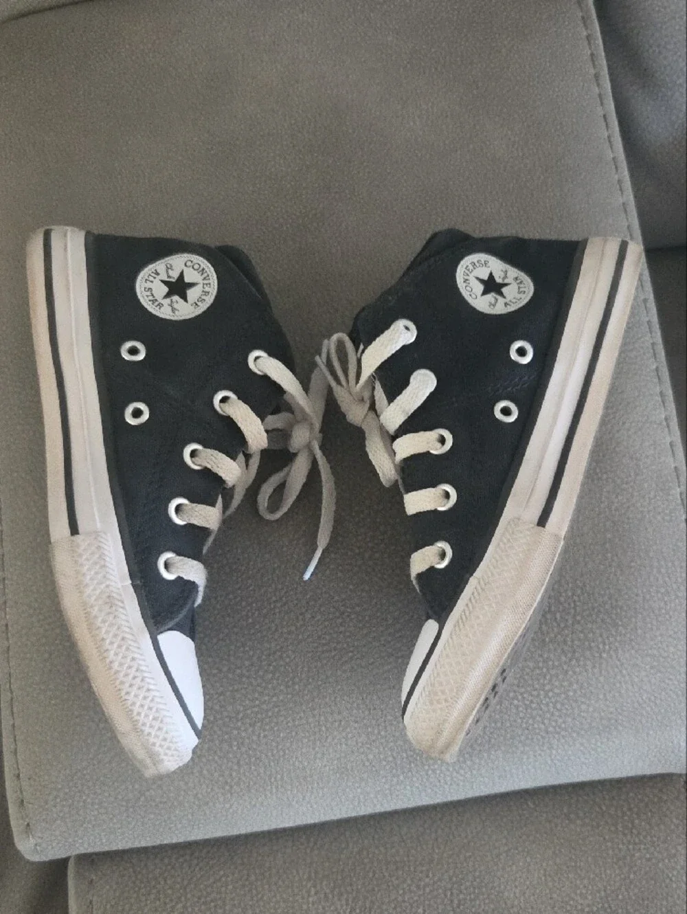 Converse Kids Black and White Low Top Sneakers